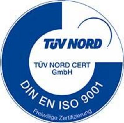 Zertifizierungslogo des TÜV Nord.